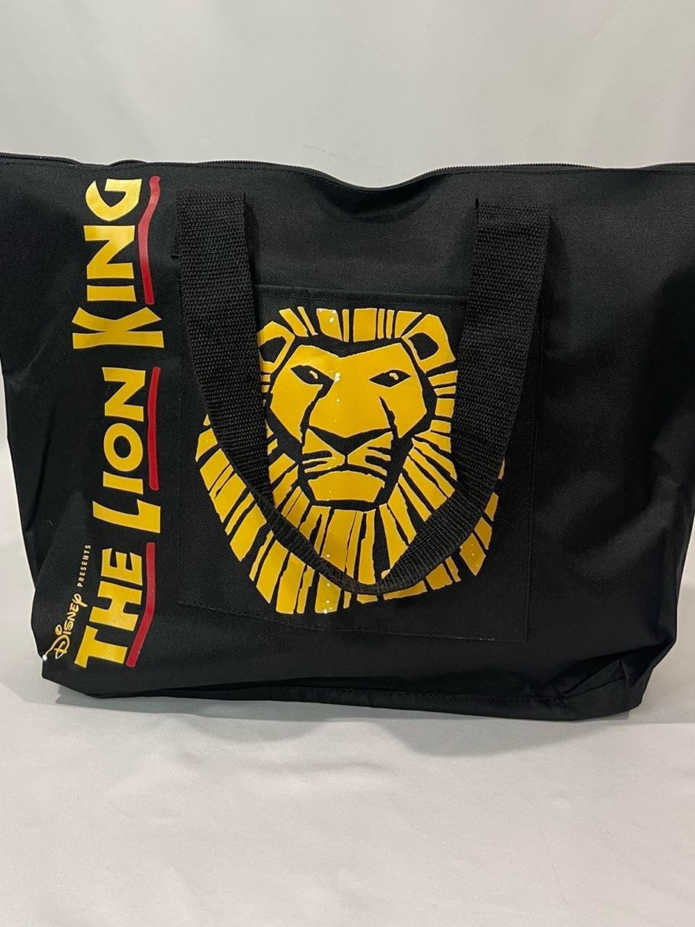 Disney Black and Yellow The Lion King Duffel Bag